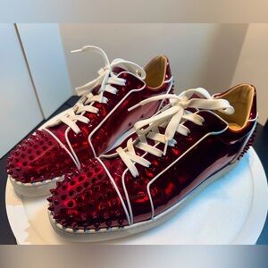 Christian Louboutin Seavaste 2 Orlato Flat Sneakers Size 46 EUC